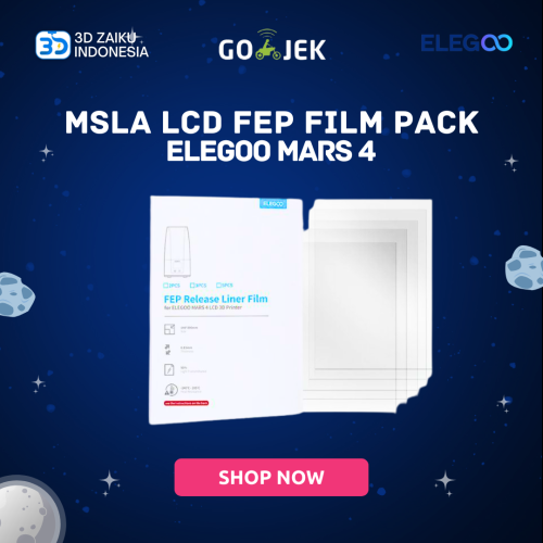 Original ELEGOO Mars 4 MSLA LCD FEP Film Pack - Repack 1 Pc